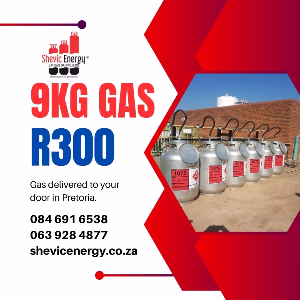 gas deliveries pretoria R300 by Shevic Energy